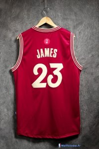 Maillot NBA Pas Cher Noël Cleveland Cavaliers James 23 Rouge