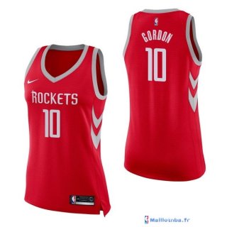 Maillot NBA Pas Cher Houston Rockets Femme Eric Gordon 10 Rouge Icon 2017/18