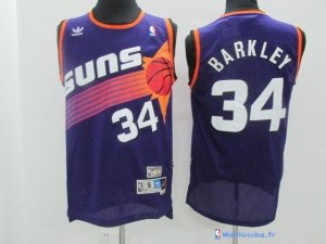 Maillot NBA Pas Cher Phoenix Suns Charles Barkley 34 Pourpre