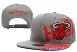 Bonnet NBA Miami Heat 2016 Gris Rouge 1