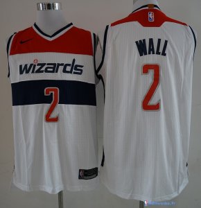 Maillot NBA Pas Cher Washington Wizards John Wall 2 Blanc Association 2017/18