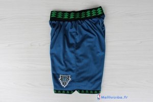 Pantalon NBA Pas Cher Minnesota Timberwolves Retro Bleu