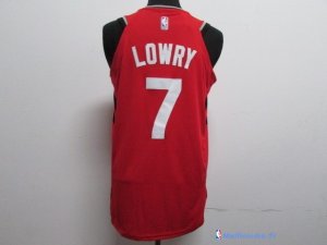 Maillot NBA Pas Cher Toronto Raptors Kyle Lowry 7 Rouge 2017/18