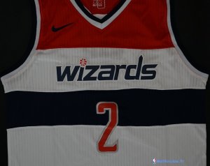 Maillot NBA Pas Cher Washington Wizards John Wall 2 Blanc Association 2017/18