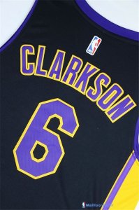 Maillot NBA Pas Cher Los Angeles Lakers Jordan Clarkson 6 Noir