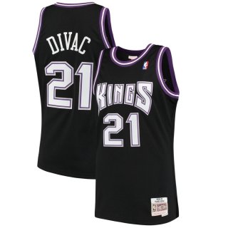 Sacramento Kings Vlade Divac Mitchell & Ness Black 2000-01 Hardwood Classics Swingman Jersey