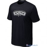 T-Shirt NBA Pas Cher San Antonio Spurs Noir 2