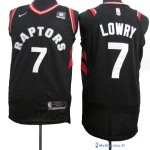 Maillot NBA Pas Cher Toronto Raptors Kyle Lowry 7 Noir 2017/18