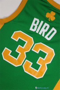 Maillot NBA Pas Cher Boston Celtics Larry Joe 33 Bird Vert Orange