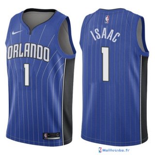 Maillot NBA Pas Cher Orlando Magic Jonathan Isaac 1 Bleu Icon 2017/18