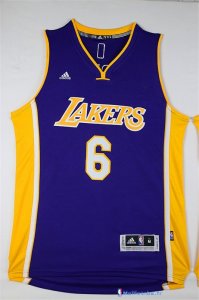 Maillot NBA Pas Cher Los Angeles Lakers Jordan Clarkson 6 Noir