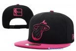 Bonnet NBA Miami Heat 2016 Noir Rose