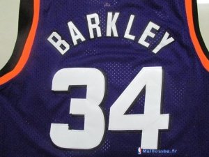 Maillot NBA Pas Cher Phoenix Suns Charles Barkley 34 Pourpre