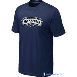 T-Shirt NBA Pas Cher San Antonio Spurs Tinta Bleu