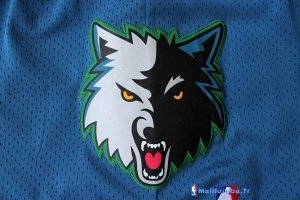 Pantalon NBA Pas Cher Minnesota Timberwolves Retro Bleu