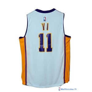 Maillot NBA Pas Cher Los Angeles Lakers Yi 11 Blanc