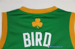 Maillot NBA Pas Cher Boston Celtics Larry Joe 33 Bird Vert Orange