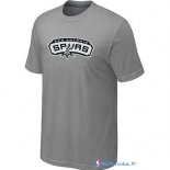 T-Shirt NBA Pas Cher San Antonio Spurs Gris