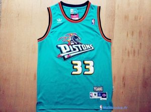 Maillot NBA Pas Cher Detroit Pistons Grant Hill 33 Vert