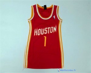 Maillot NBA Pas Cher Houston Rockets Femme Tracy McGrady 1 Rouge