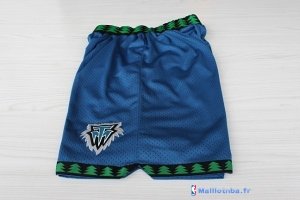 Pantalon NBA Pas Cher Minnesota Timberwolves Retro Bleu