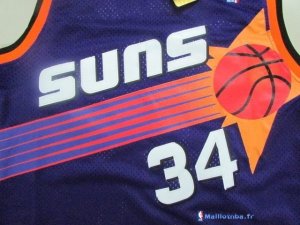 Maillot NBA Pas Cher Phoenix Suns Charles Barkley 34 Pourpre