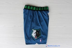 Pantalon NBA Pas Cher Minnesota Timberwolves Retro Bleu