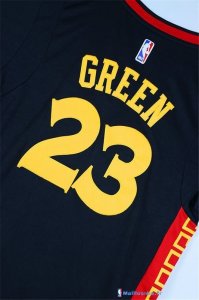 Maillot NBA Pas Cher Golden State Warriors Draymond Green 23 Noir MC