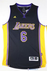 Maillot NBA Pas Cher Los Angeles Lakers Jordan Clarkson 6 Noir