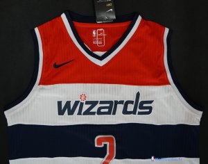 Maillot NBA Pas Cher Washington Wizards John Wall 2 Blanc Association 2017/18