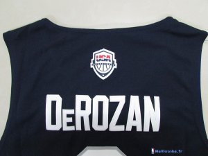 Maillot NBA Pas Cher USA 2016 Demar DeRozan 9 Bleu