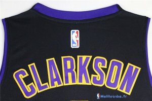 Maillot NBA Pas Cher Los Angeles Lakers Jordan Clarkson 6 Noir