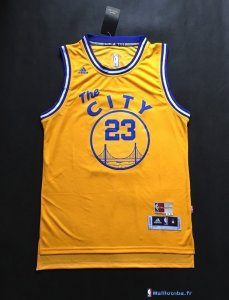 Maillot NBA Pas Cher Golden State Warriors Draymond Green 23 Jaune