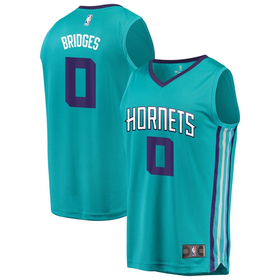 Charlotte Hornets Miles Bridges Fanatics Branded Teal 2018 NBA Draft ...