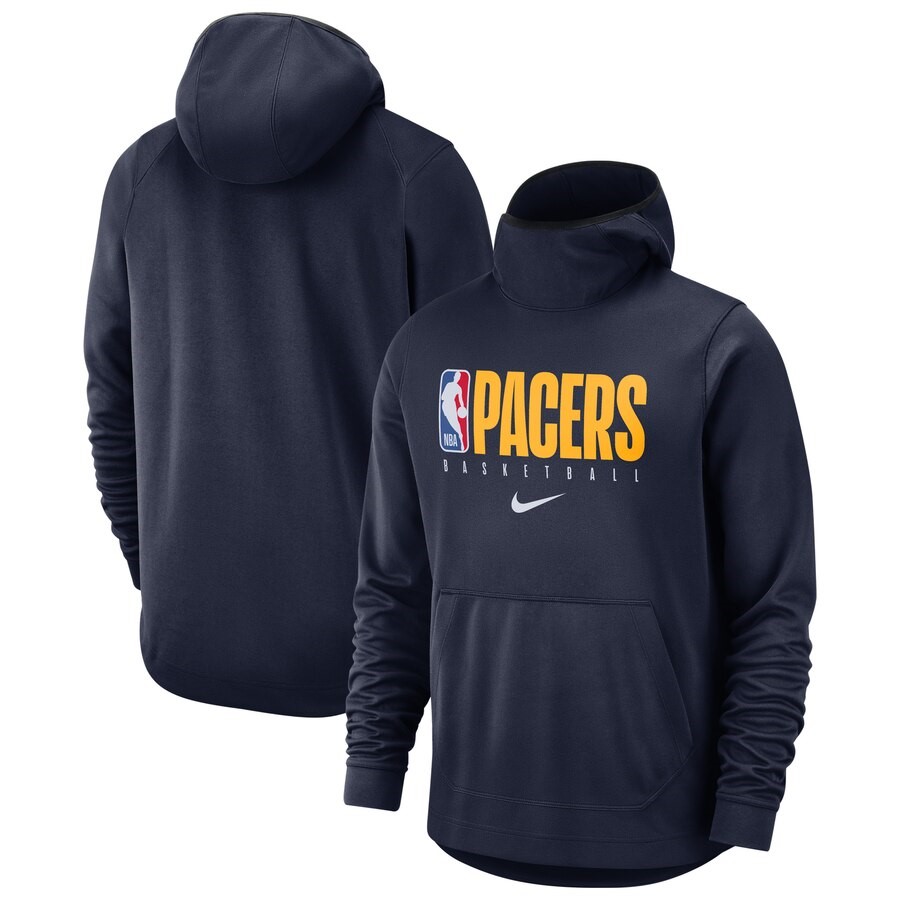 Indiana Pacers Nike Navy Spotlight Practice Performance Pullover Hoodie ...