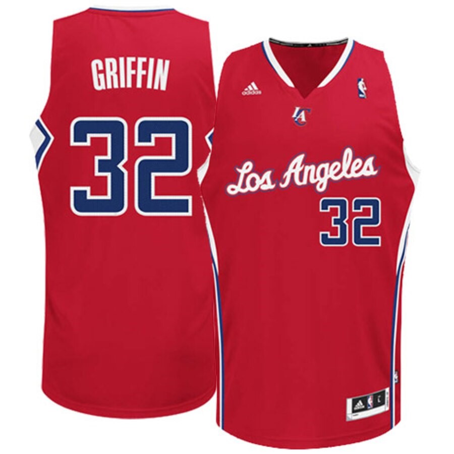 Mens LA Clippers Blake Griffin adidas Red Swingman Road Jersey ...