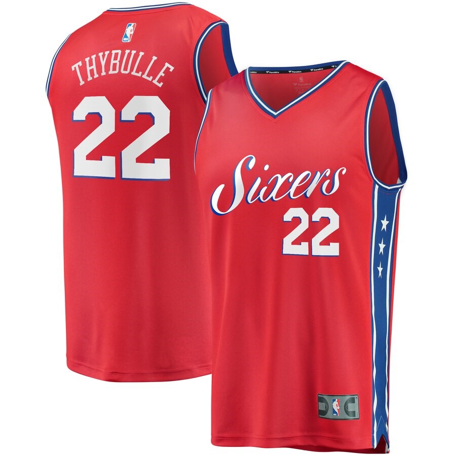 Philadelphia 76ers Matisse Thybulle Fanatics Branded Red Fast Break ...