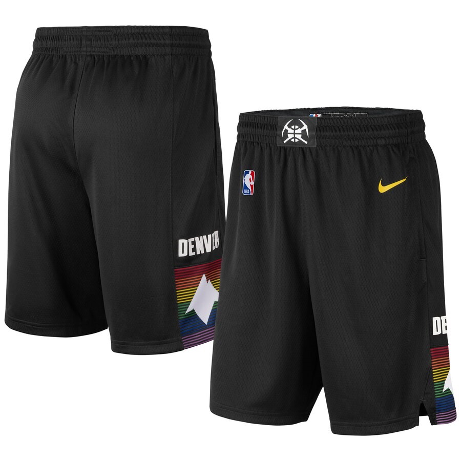 Denver Nuggets Nike Black 2019/20 City Edition Swingman Shorts ...