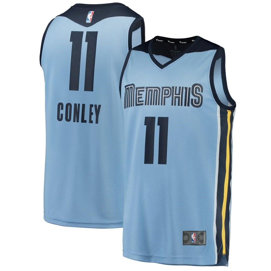 Memphis Grizzlies Mike Conley Fanatics Branded Light Blue Fast Break ...