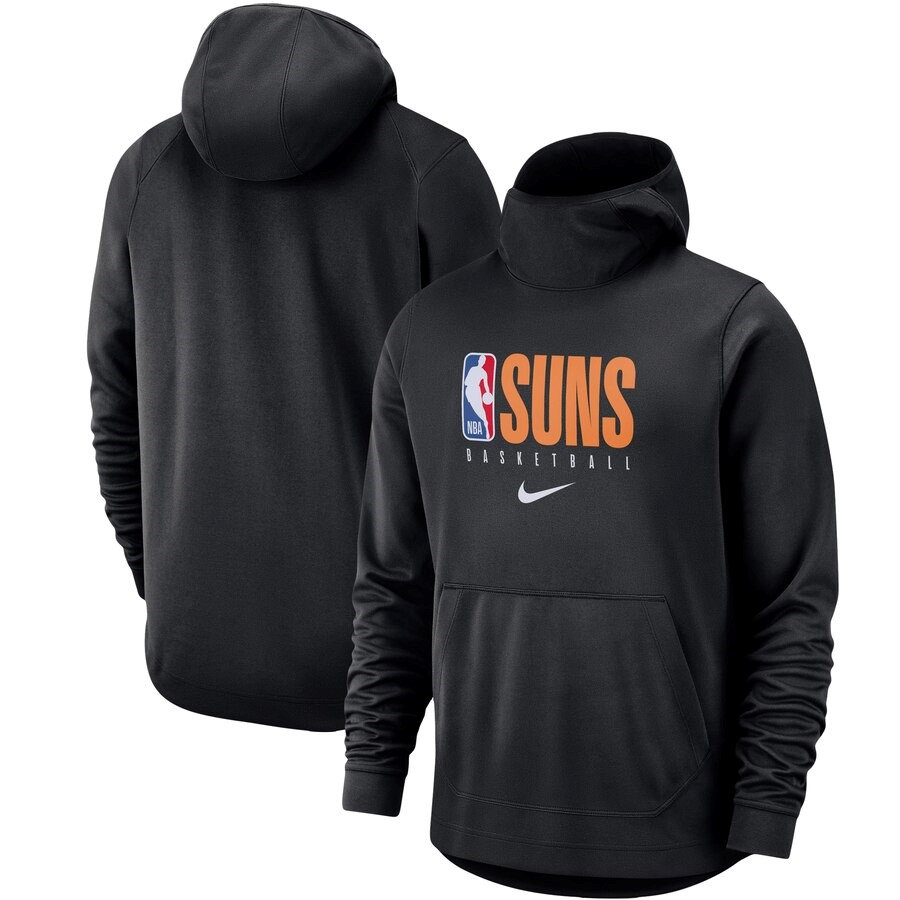 Phoenix Suns Nike Black Spotlight Practice Performance Pullover Hoodie ...