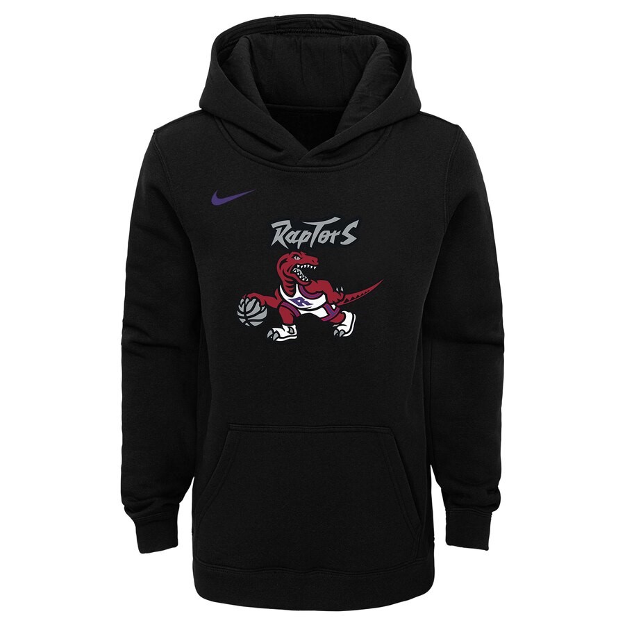 Toronto Raptors Nike Black Hardwood Classics Club Fleece Pullover ...