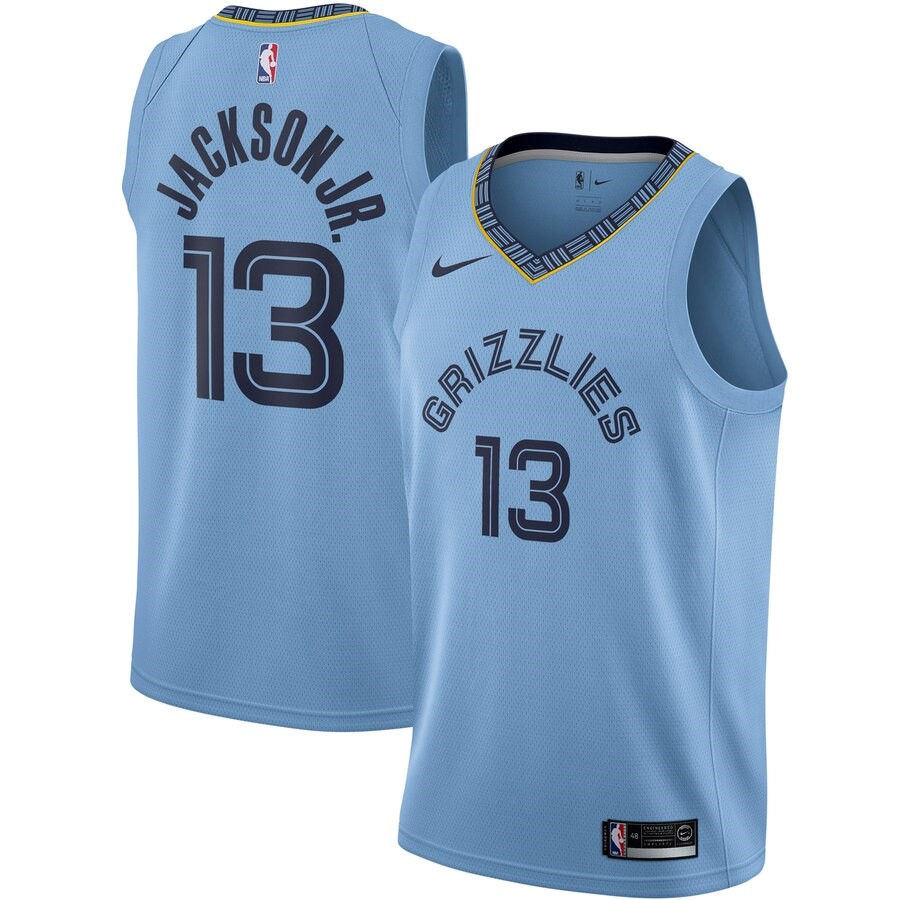 Memphis Grizzlies Jaren Jackson Jr. Nike Blue 2019/2020 Swingman Jersey ...