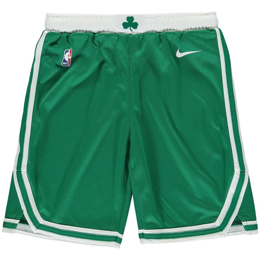 Boston Celtics Nike Kelly GreenWhite Swingman Icon Performance Shorts ...