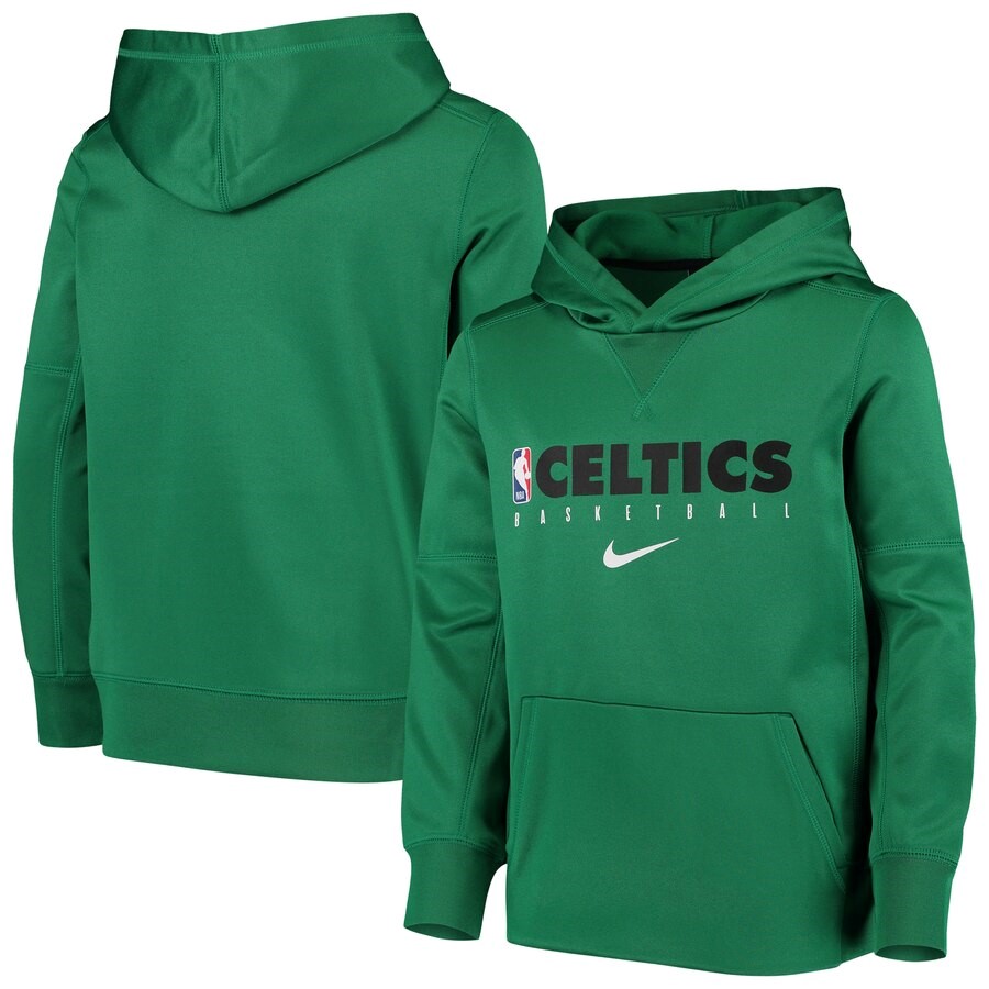 Boston Celtics Nike Kelly Green Spotlight Performance Pullover Hoodie ...