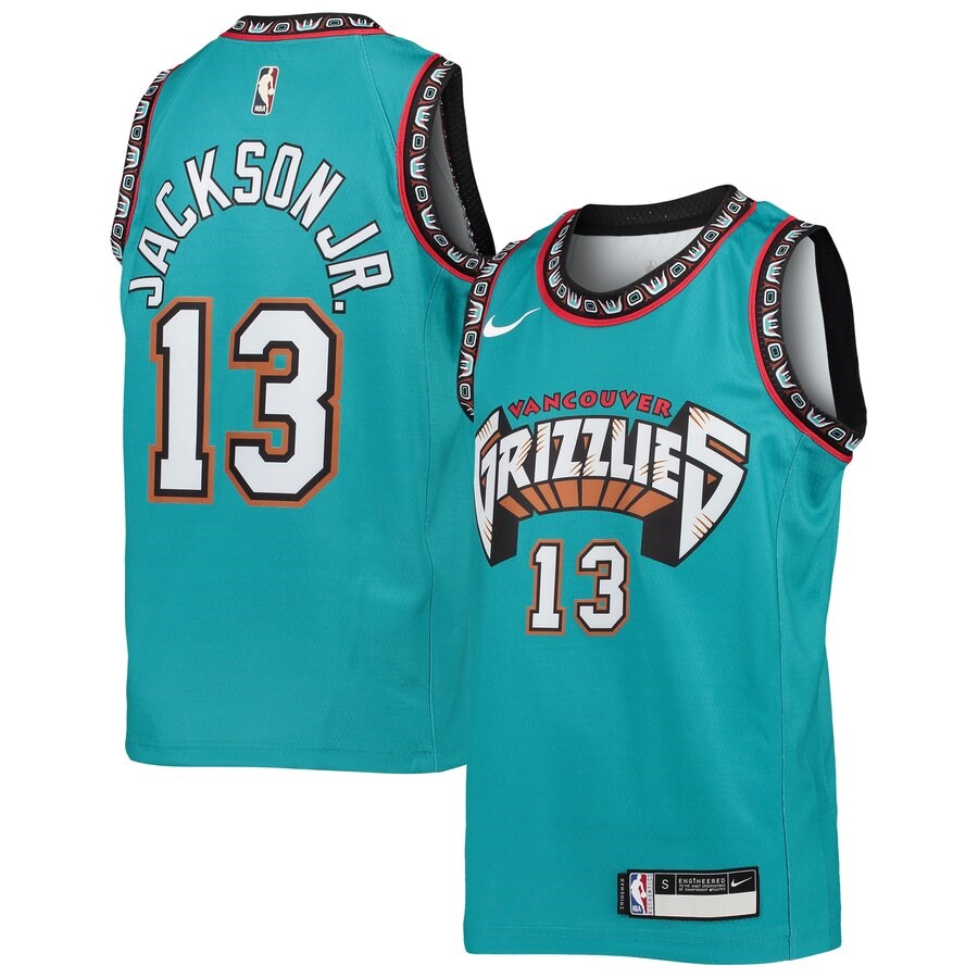 Memphis Grizzlies Jaren Jackson Jr. Nike Turquoise Hardwood Classics ...