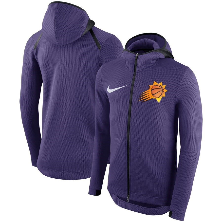 Phoenix Suns Nike Purple Showtime Therma Flex Performance Full-Zip ...