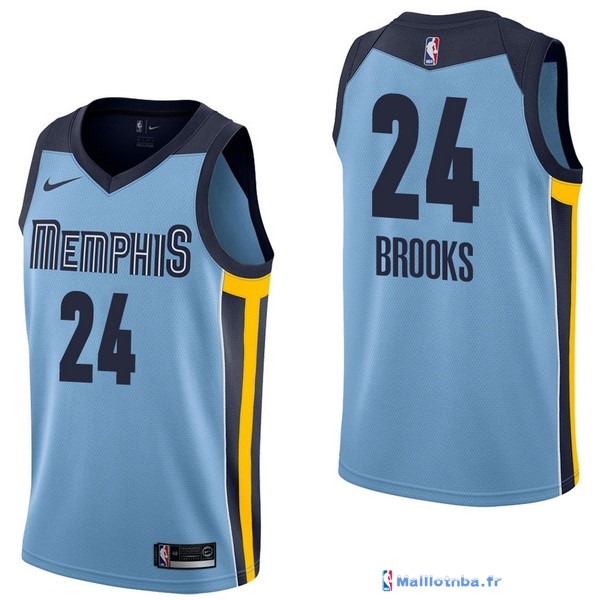 Maillot NBA Pas Cher Memphis Grizzlies Dillon Brooks 24 Bleu Statement ...