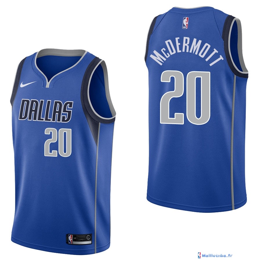 Maillot NBA Pas Cher Dallas Mavericks Doug McDermott 20 Bleu Icon 2017/ ...