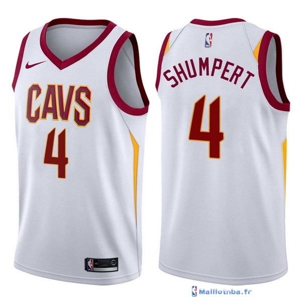 Maillot NBA Pas Cher Cleveland Cavaliers Iman Shumpert 4 Blanc ...