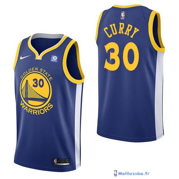 Maillot NBA Pas Cher Golden State Warriors Junior Stephen Curry 30 Bleu ...